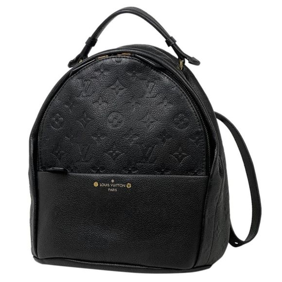 Louis Vuitton Sorbonne Daypack Backpack Rucksack Monogram Implant Noir Black - Picture 1 of 10